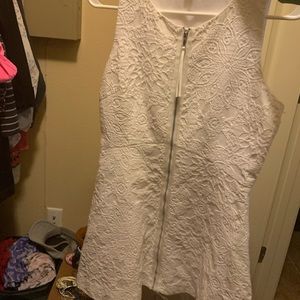 White Leifsdottir Anthropologie Eyelet Dress 10